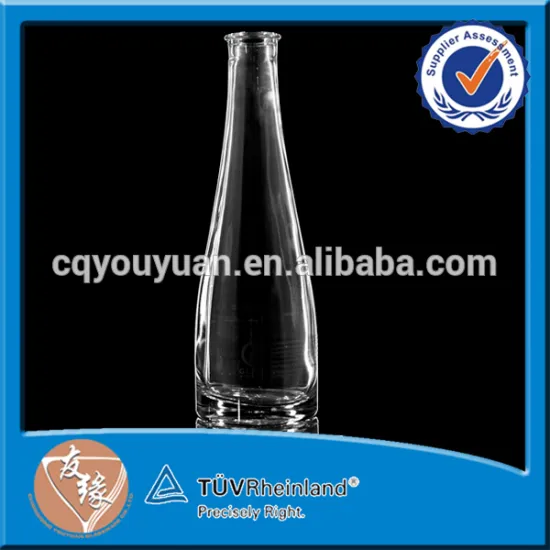 Cream Food Grade Glass Bottle Antique 750 Flint Wine Bottle