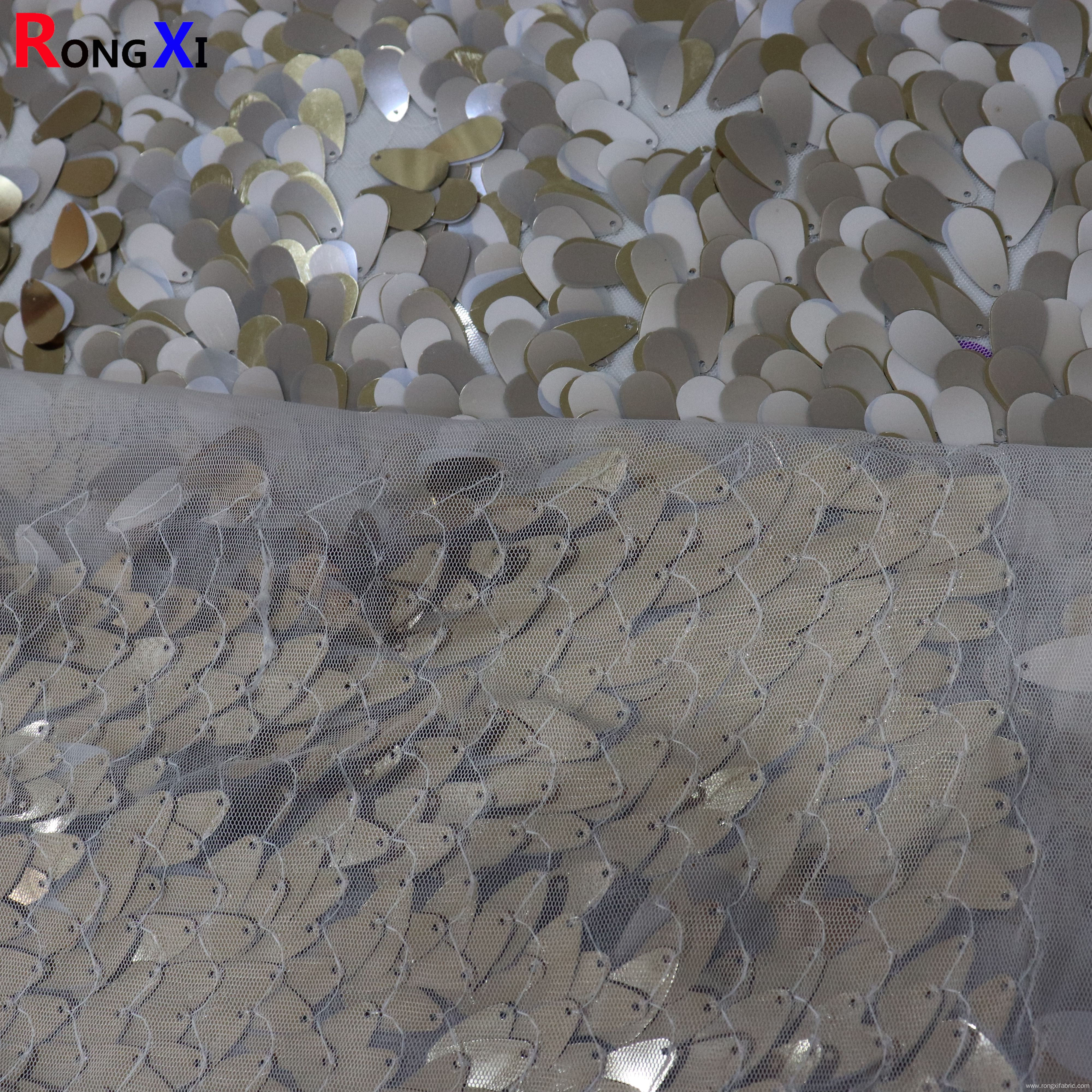 RXF1068 Multifunctional matt Customized Sequin Fabric