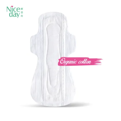 Best Disposable lady organic feminine pad cotton pad