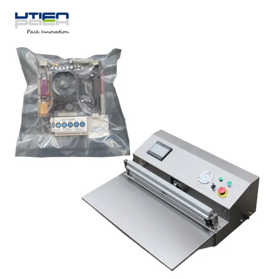 Nylon Aluminum Poly Bag Vacuum Seal Pack Machine: Table Type Vacuum Packer