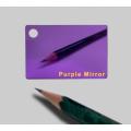 Hoja de plexiglás acrílico espejo púrpura 1830 * 1220 * 1.5 mm