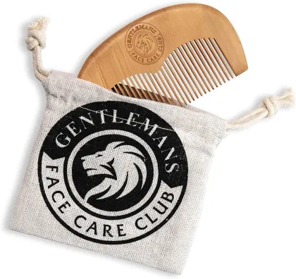 Wholesale Private Label Natural Wooden Beard Comb: Perfect Tool for Beard and Mustache Grooming