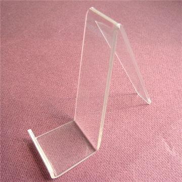 Acrylic Display Stand, of Clear Plexiglass, as Easel for Shoe, Book, Artwork, Cell Pone, Plate/China