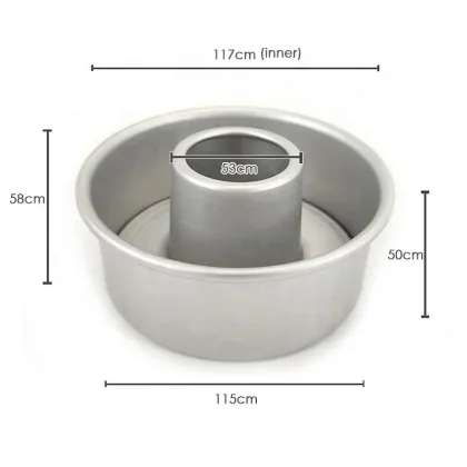 Nordic Ware Aluminium Bundt Cake Pan for Chiffon and Angel Food Cakes