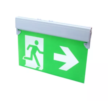 Podwójny boczny ABS Znak wyjściowy Exit Light