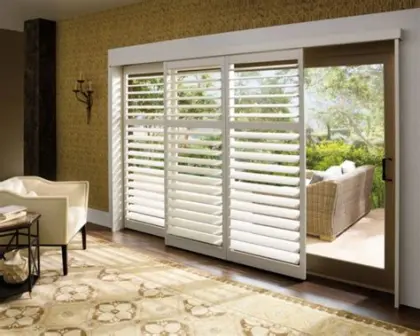 Aluminum Sliding Shutters Louvre Blinds