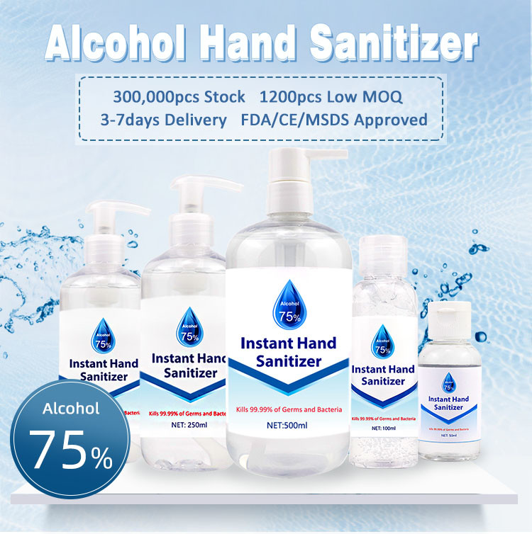 Waterless Antibacterial Alcohol Hand Sanitizer