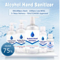 Natural Gel Waterless Antibacterial Alcohol Hand Sanitizer