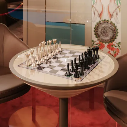 Customizable Multifunctional High-End Entertainment Chess Table for Bars and Living Rooms