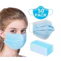 Masker Wajah Medis Bedah Non-woven 3 Ply Sekali Pakai