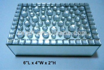amazing flat glass jewelry boxes with decorative glass