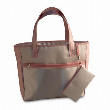 Handbag with 1 Compartment and 2 Handles, Measures 33x 30 x 7.5cm