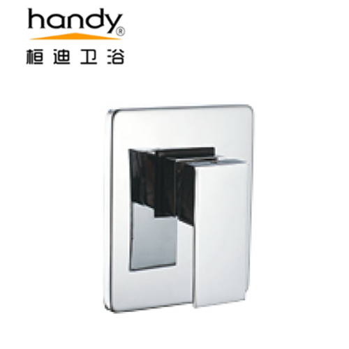 2 Ways Concealed Shower Mixer Concealed Bath Tap With Square Brass Chrome Plate Manufactory