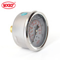 Factory Price Stainless Steel Liquid Water Filled High Pressure Gauge Meter 10Bar