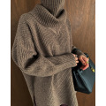 Women's Turtleneck Oversized Chunky Pullover Sweaters