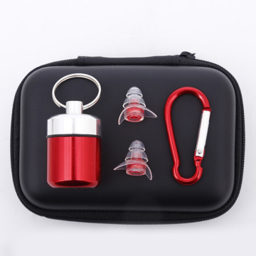 Professional OEM GS11-8 High Fidelity Noise Reduction Reusable Soundproof Music Ear Plugs with Case - Soft Silicon Concert Ear Protectors