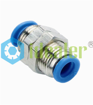 Compact Push to Connect Fittings Bulkhead