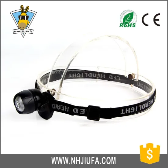 JF High Quality 1W LED head flashlight, bicycle front light,fishing head lamp