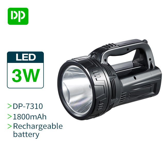 LED High-Power Rechargeable Searchlight Built-in Charger