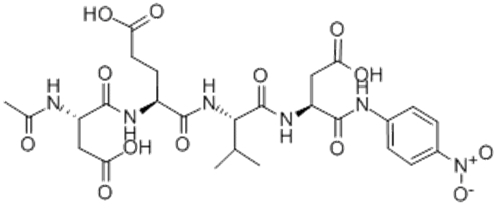Name: L-Asparagine,N-acetyl-L-a-aspartyl-L-a-glutamyl-L-valyl-N-(4-nitrophenyl)-(9CI) CAS 189950-66-1