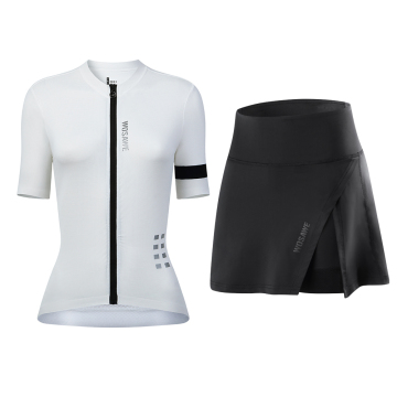 Custom Designed WOSAWE Women Cycling Sets: Bike Shorts and Short Sleeve Shirts