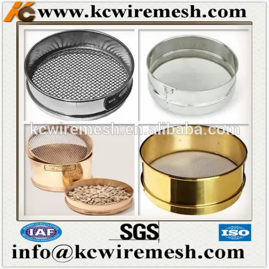 Stainless steel lab sieve for granulation
