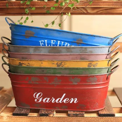 Country succulent creative balcony decorative flower pot