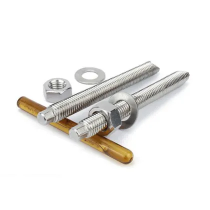 Stainless Steel, Galvanized Carbon Steel, and Chemical Anchor Bolts for Concrete Foundations