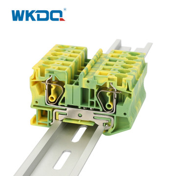 ขั้วต่อราง PE DIN Rail