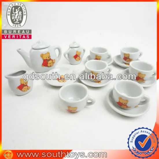 kids play toy porcelain tea set