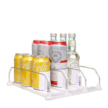 Automatic Pusher Glide Drink Dispenser Fridge Organizer for Cans and Sodas