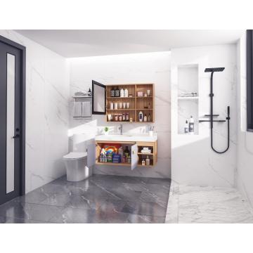 Plywood Modern Bathroom Cabinets Vanities With Basin