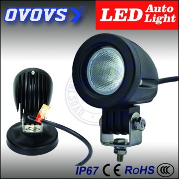 OVOVS aluminum housing round 2inch led work light 10w off road lamp for 4x4 vehicle
