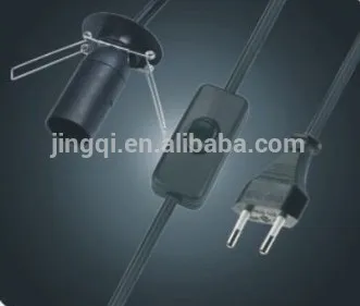 Europe VDE approved salt lamp cord/E14 lamp cord/salt lamp power cord