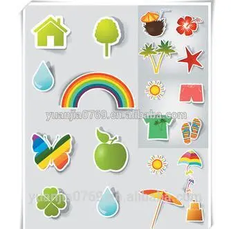 2016 the new trend of waterproof custom stickers