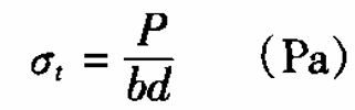 Tensile strength (σt)