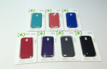 Pale Blue Speck Pixelskin Hd Case For Samsung Galaxy S4 Cell Phone Cases Dirt Proof