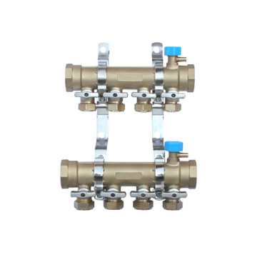 Brass manifold for heating system