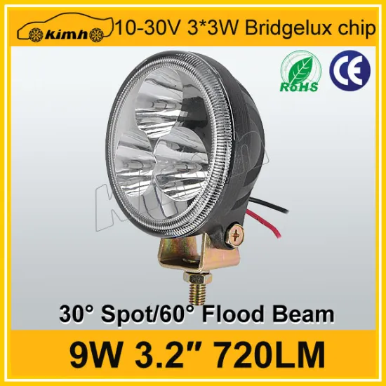 High power car accessory 3.2" 9w led recharge work light