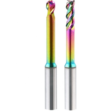 Aluminum Cutting Tools: 2F Deep Groove Ball End Mill for Small Diameter Applications