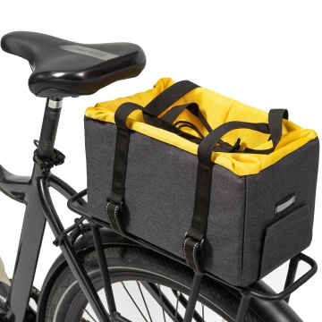 10L Custom Logo Bike Trunk Bag - Bicycle Seat Pannier Cargo Bag Rear Rack Carrier