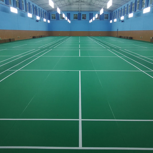 Pavimento in PVC Enlio per campo da badminton