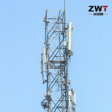 Projeto de torre de comunicação de aço com ângulo de 4 pernas durável