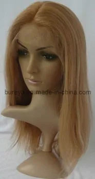 Blonde Human Hair Full Lace Wigs