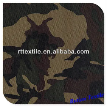 Camouflage oxford 600D PU coated fabric