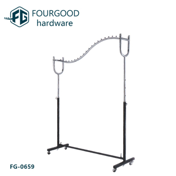 Chromium Plated Garment Display Racks and Fasteners