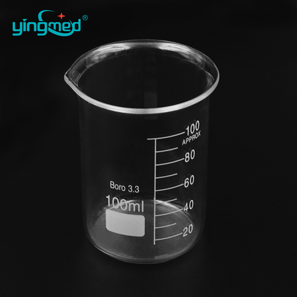 lab acrylic Graduated glassware plastic glass beaker