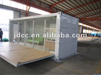 low cost living container house