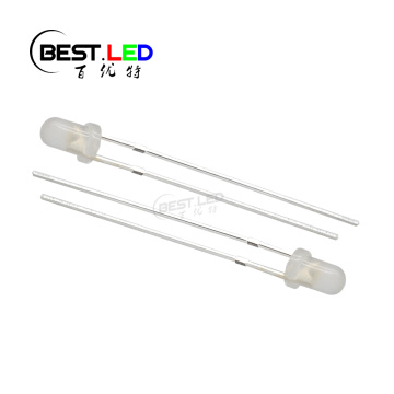 Diffused 3mm Natural White LED 4000-5000K Color Temperature