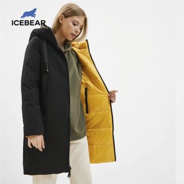 icebear 2020 winter new women's clothing double-sided winter padded jacket fashionable winter female parka GWD20177I
